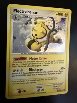Pokemon TCG Electivire Holo Rare Card 25/132 Secret Wonders 2007 - Image 3