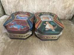 Dragonite & Salamence Pokemon TCG Cards 3 Booster Pack Tins 2019 Sealed New - Image 5
