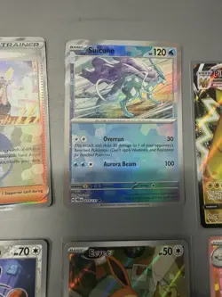 Pokemon 8 Card Lot - Eevee, Meowth, Pikachu VMAX Holos, Full Art, PokeBall etc - Image 4