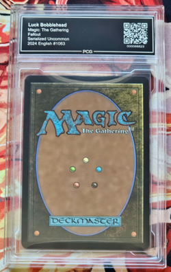 PCG 9 SERIALIZED LUCK BOBBLEHEAD #490/500 Fallout Universes Beyond MtG TCG - Image 2