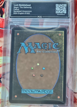 PCG 9 SERIALIZED LUCK BOBBLEHEAD #490/500 Fallout Universes Beyond MtG TCG - Image 4