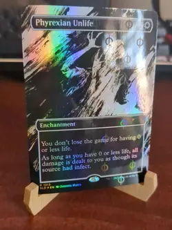 MTG Phyrexian Unlife Step-and-Compleat FOIL, Secret Lair Drop Chase Enchantment! - Image 3