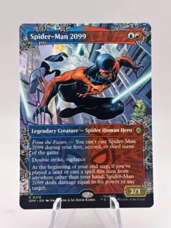 Spider-Man 2099 0216 Borderless Marvel's Spider-Man SPM MTG NM - Image 1