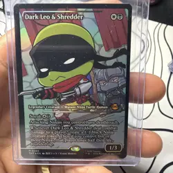 Dark Leo & Shredder (Showcase) - Teenage Mutant Ninja Turtles Foil - Image 2