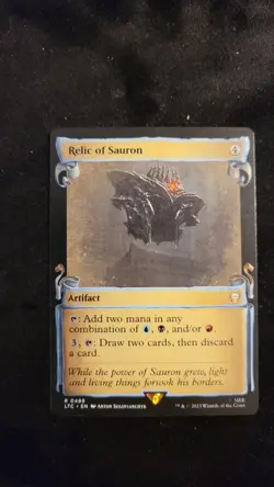 Relic of Sauron Showcase Scrolls Commander: The Lord of the Rings MTG 0489 LTC - Image 1
