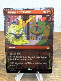 Raphael's Technique (Showcase) Teenage Mutant Ninja Turtles Foil - Image 1
