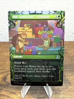 New Generation's Technique (Showcase) Teenage Mutant Ninja Turtles Foil - Image 1