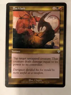 Backlash - Invasion - Magic the Gathering MTG Nice! - Image 1