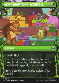New Generation's Technique (Showcase) U Teenage Mutant Ninja Turtles 240 NM - Image 1
