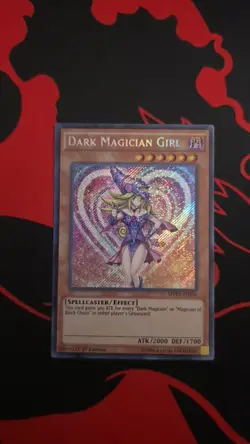 * DARK MAGICIAN GIRL * MINT 1ST EDITION ALTERNATE ART SECRET RARE MOVIE YUGIOH! - Image 1