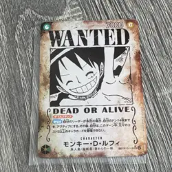 Bandai One Piece CCG Monkey D. Luffy Wanted OP13-118 Character Holo - Image 1