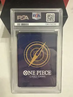 Namco One Piece Monkey.D.Luffy OP09-119 Alt Art Foil Secret Rare PSA 9 - Image 2