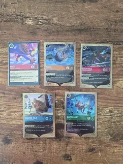 Disney Lorcana Winterspell Complete set of League promos - Image 1
