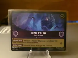 Ursula's Lair - Eye of the Storm 35 Disney Lorcana Promo Card Cold Foil - Image 1