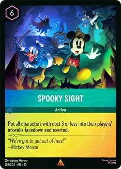 Spooky Sight 165/204 Cold Foil Whispers in the Well Disney Lorcana - Image 1