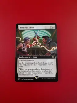 1x Tenuous Truce | Extended Art | New Capenna Commander | MTG Magic Cards - Image 3