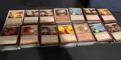 MTG Lot Of Over 1000 Common And Uncommon Red. Tons Of Burn Cards In This Lot - Image 2