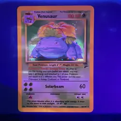 Pokemon TCG Venusaur Holo Rare Card 18/130 Base Set 2 NM - Image 1