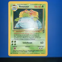 Pokemon TCG Venusaur Holo Rare Card 18/130 Base Set 2 NM - Image 2