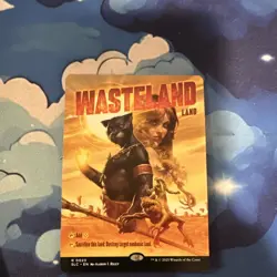 Magic: The Gathering Wasteland Land Rare Colorless SLC 0023 Card - Image 1