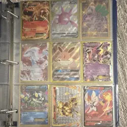 Pokemon TCG Binder Collection Charizard EX, Pikachu, GX, V, Foil, Holo Cards - Image 5