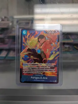 One Piece Card Game OP13-119 Portgas.D.Ace Store Treasure Cup Winner Alt-Art - Image 1