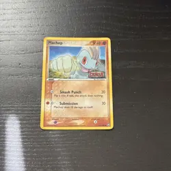 Machop - 53/108 Reverse Holo EX Power Keepers Pokemon Card - STAMPED - Image 1