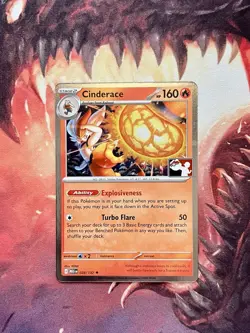 Cinderace Play! Stamp Cosmos Holo Pokemon Prize Pack Series 8 Promo Card 🔥 - Image 2