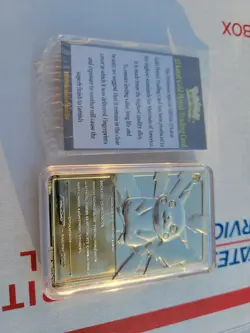 1999 Burger King POKEMON 23k Gold Cards Complete Set Of 6 Blue 1ST SERIES - Image 3