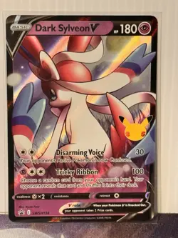 Dark Sylveon V SWSH134 SWSH: Sword & Shield Promo Cards Holo - Image 1