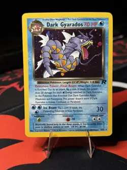 Gyarados # 82 Holo Team Rocket Vintage Prerelease Promo Pokemon Card WOTC V30 - Image 1