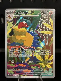 Pokemon TCG Archeops Card 132/086 White Flare SV English Edition - Image 1