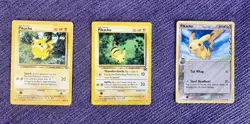 Lot of 15 Pokemon TCG Mostly Vintage Pikachu/Raichu & Pichu Cards w/ coins - Image 2