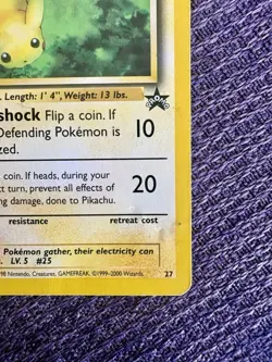 Lot of 15 Pokemon TCG Mostly Vintage Pikachu/Raichu & Pichu Cards w/ coins - Image 5