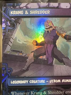 Krang & Shredder (Showcase) Teenage Mutant Ninja Turtles Holo Foil - Image 2