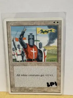 Magic the Gathering Crusades 4th Edition 4ED LP #1/2 - Image 1
