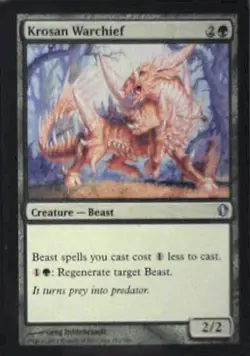 Krosan Warchief - Commander 2013: #155, Magic: The Gathering Lp C287 - Image 1