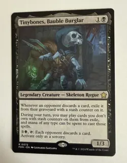 Tinybones, Bauble Burglar #72 (NM) Foundations FDN Magic MTG - Image 1
