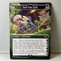 Push Your Luck (224) Unfinity UNF MTG Magic The Gathering - Image 1