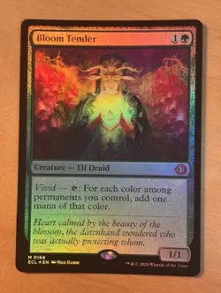 MTG Magic the Gathering Bloom Tender Foil Lorwyn Eclipsed NM - Image 1