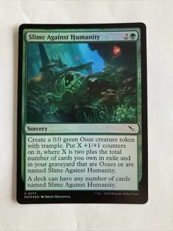 Slime Against Humanity Foil Murders at Karlov Manor MTG NM - Image 1