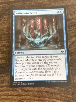 Write into Being 059/185 Fate Reforged MTG Magic The Gathering S823* - Image 1
