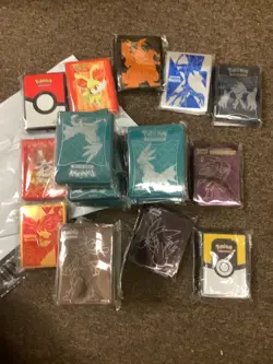 Pokemon TCG 20ct Card Sleeves (Different Designs) Standard Size chosen randomly - Image 1