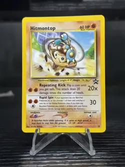 Pokemon Card - Hitmontop #37 - Black Star Promo - WOTC - NM - Image 1