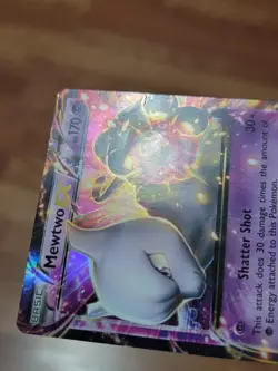 MP Mewtwo EX XY107 XY Holo Pokemon Card - Image 2