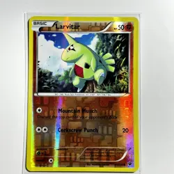 Larvitar 41/124 Common Reverse Holo Card XY - Fates Collide FCO Pokemon TCG LP - Image 1