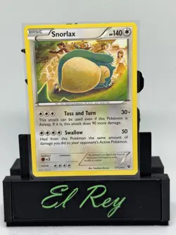 Snorlax 77/124 - XY Fates Collide Non-Holo Rare Pokemon Card 2016 - LP - Image 1
