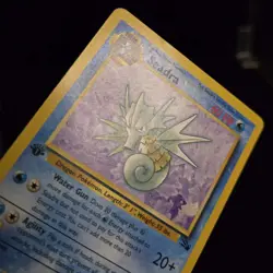 Pokemon TCG - SEADRA - 1ST EDITION - 42/62 - FOSSIL (1999) - WOTC - VINTAGE - LP - Image 3