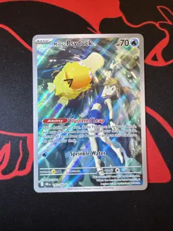 Misty's Psyduck 193/182 Sv10: Destined Rivals Illustration Rare Pokemon NM - Image 1