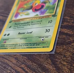 Pokemon TCG Weepinbell Jungle 1st Edition 48/64 WotC NM - Image 3